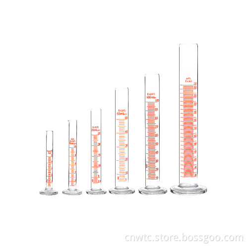 High-Quality Borosilicate 3.3 Glass Graduated Measuring Cylinder: Precision Labware for Accurate Volume Measurement